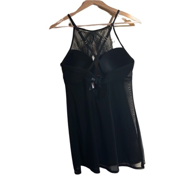 Auden Lingerie: Black Lace Teddy with Padded Underwire - Picture 4 of 7